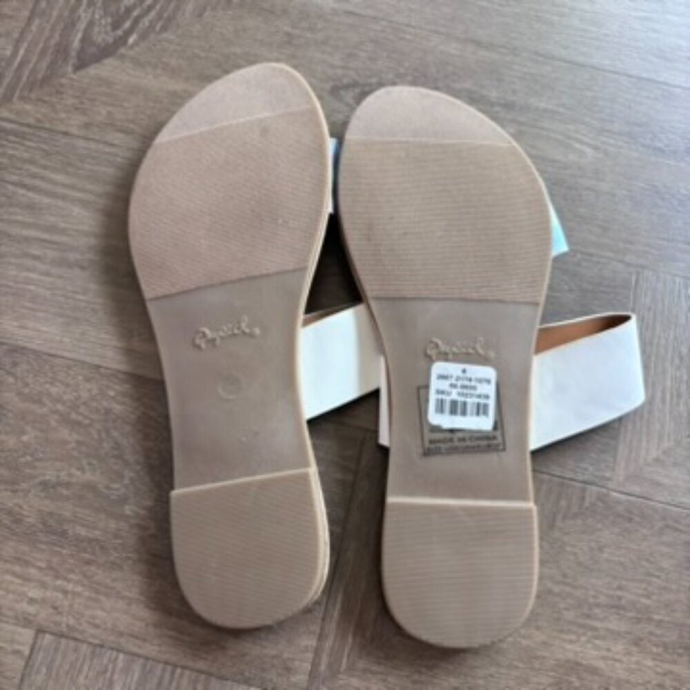 NWT Qupid Athena Sandals- Pink Tie Dye - Picture 6 of 7